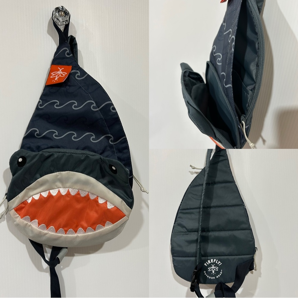 FIREFLY Kids Shark Sling Bag